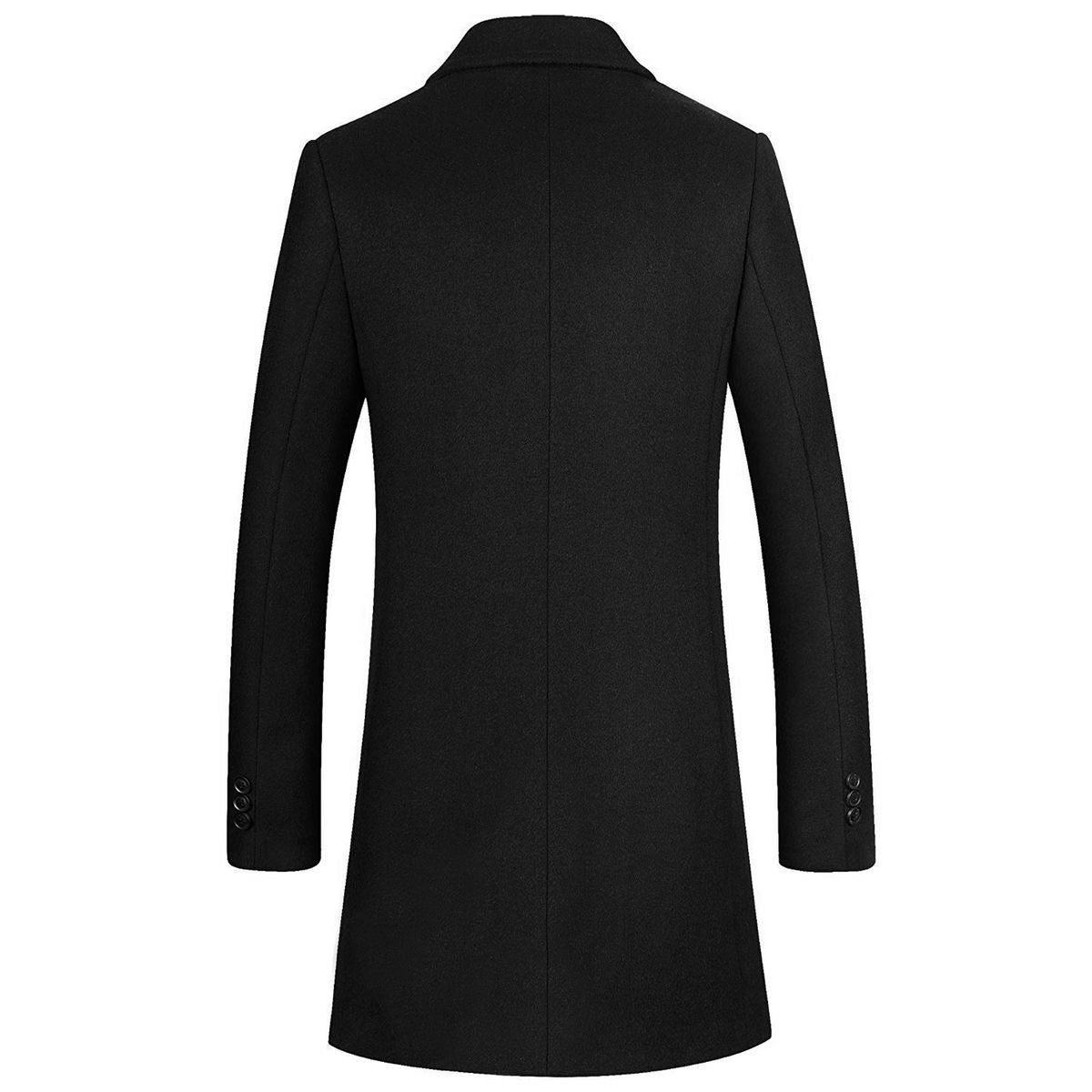 High Neck Wool Look Overcoat