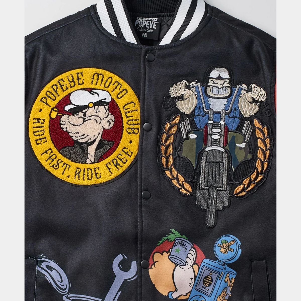 Reason Popeye Wool Embroidered Jacket