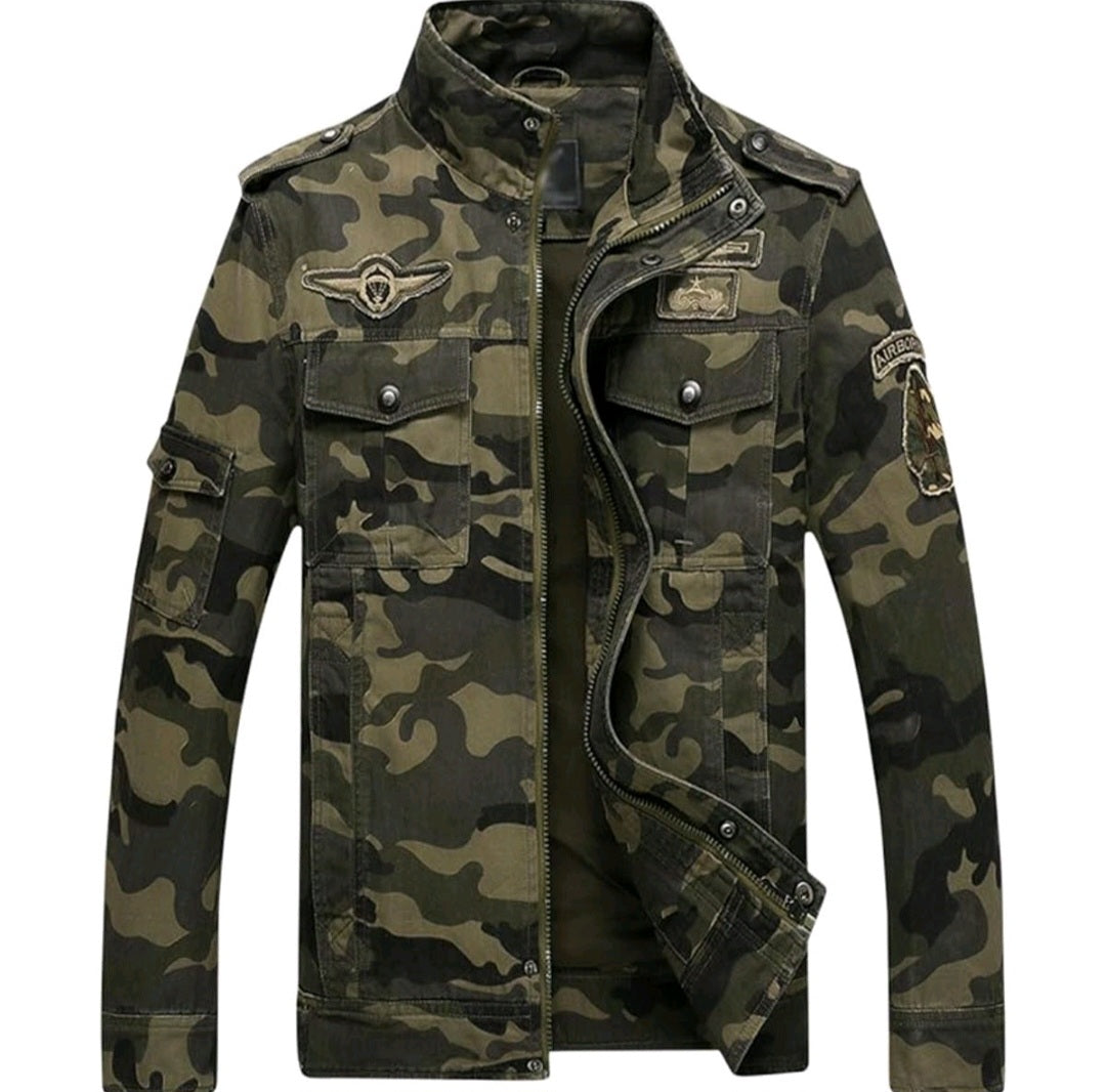 Camo Patched Jacket