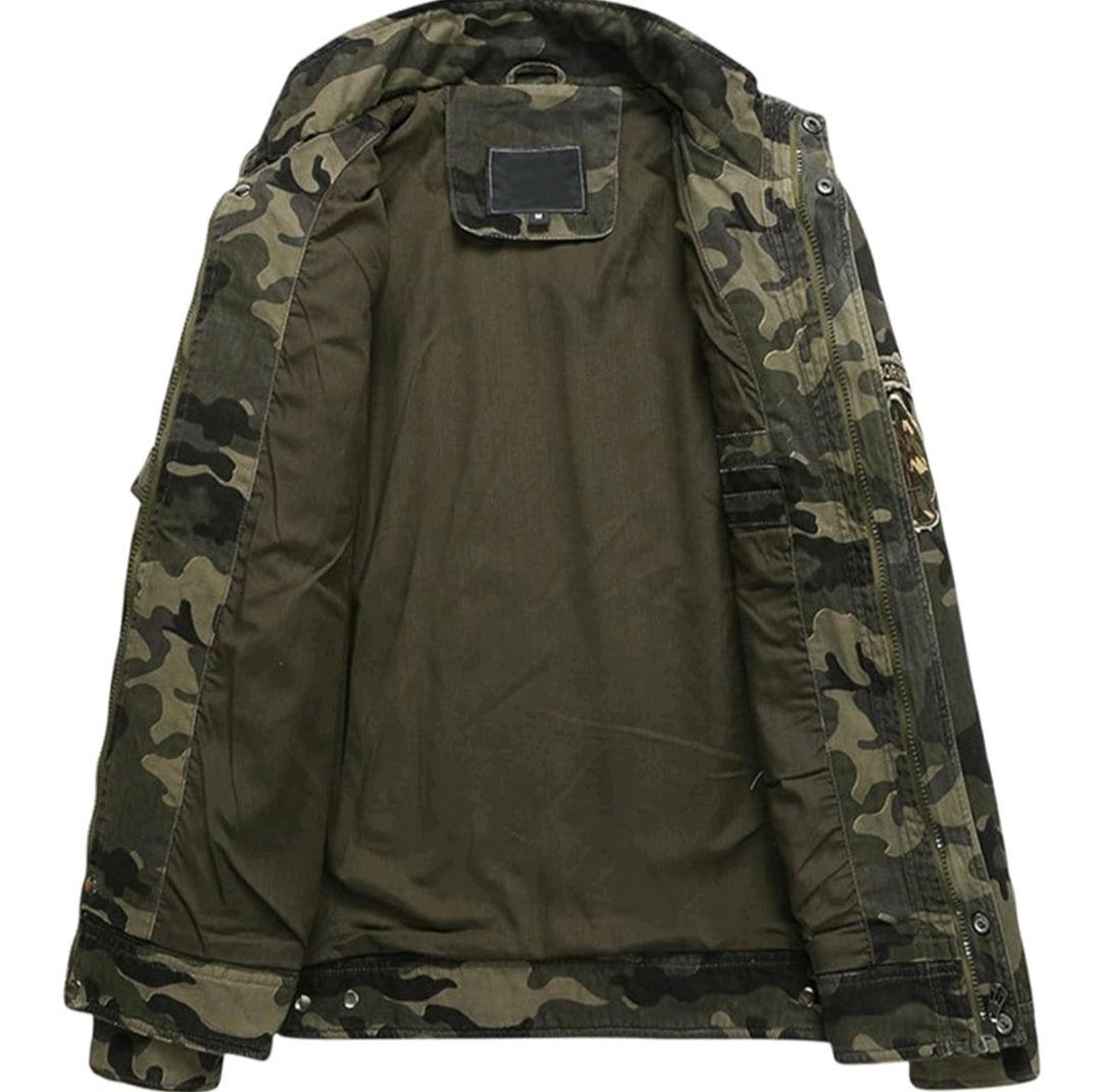 Camo Patched Jacket