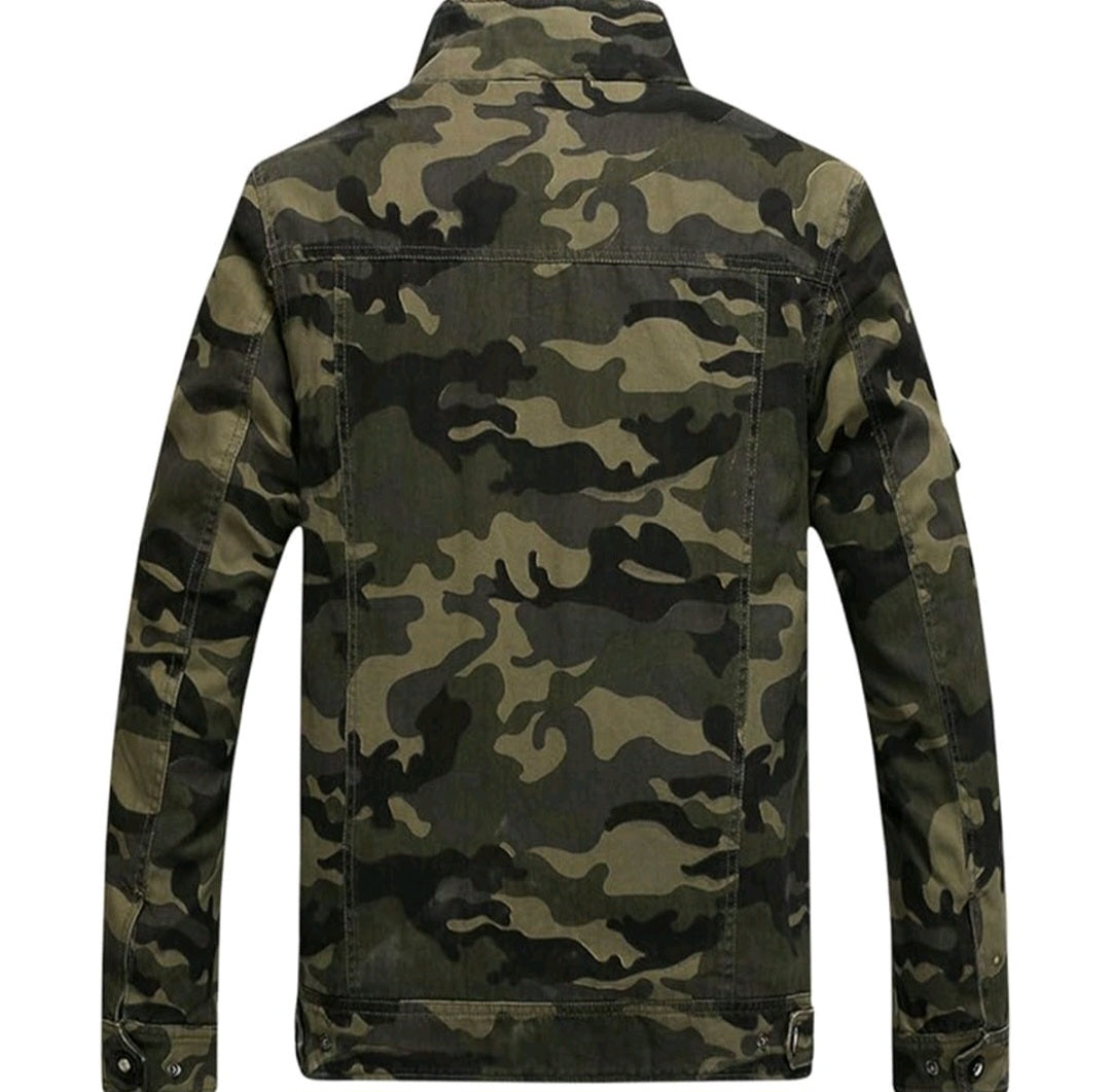 Camo Patched Jacket