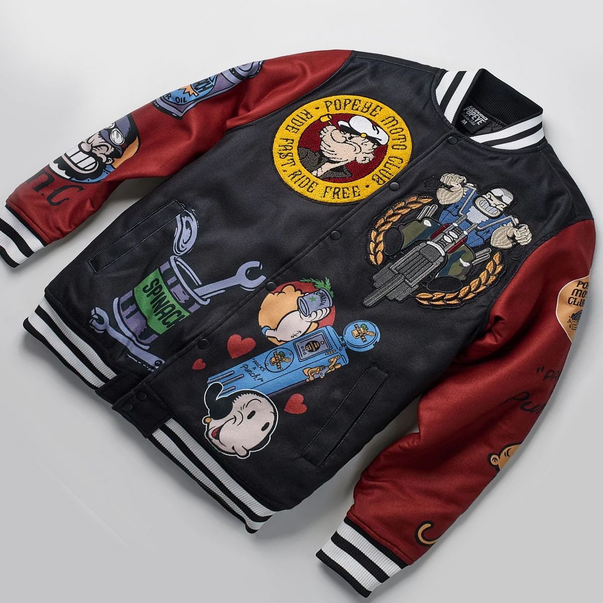 Reason Popeye Wool Embroidered Jacket