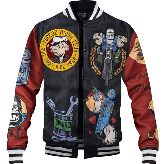 Reason Popeye Wool Embroidered Jacket